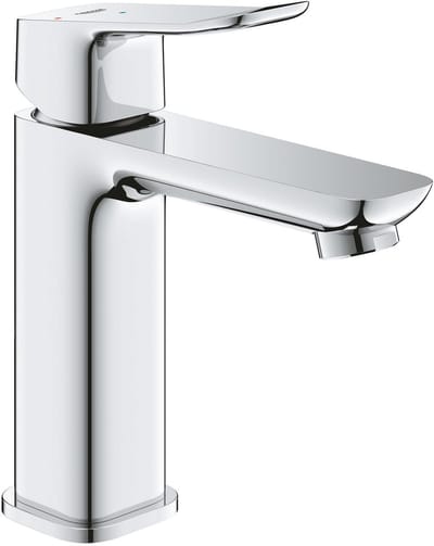 GROHE Dice Wastafelmengkraan - M-Size - Waterbesparend - Energiebesparend - Inclusief Push-Open Waste - Chroom