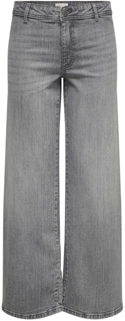 JDY - JDYVANESSA MIDWAIST WIDE JEANS GREY - Dames - Jeans