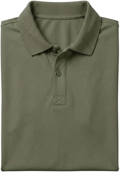Heren Poloshirts Korte Mouw - Polo Shirt Heren - GB150-33 - Olijfgroen - Maat XL