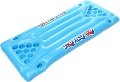 Opblaasbare Tafel - Water Spel - Feestje in zwembad - Veelzijdig drijfhulpmiddel - 150 x 58 cm - Meerkleurig