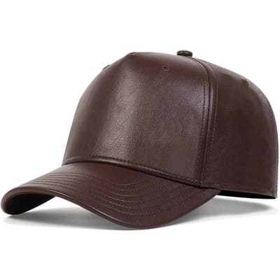 Unisex Effen Kleur Licht Plaat Leer Baseballpetten Lente Herfst Buiten Zonwerende Pet Verstelbare Casual Trucker Petten
