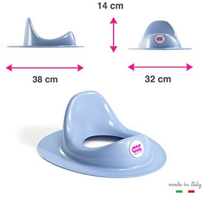 Ergonomische Toilet Reducer met Comfortabele Zitting - Skyblauw