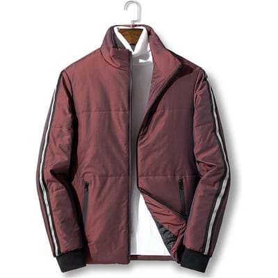 Heren Katoen-gevoerde Kleding, Jeugd Herfst en Winter Verdikt Warm Mode Trend Casual Veelzijdig Dons Katoen-gevoerd Jas 5XL