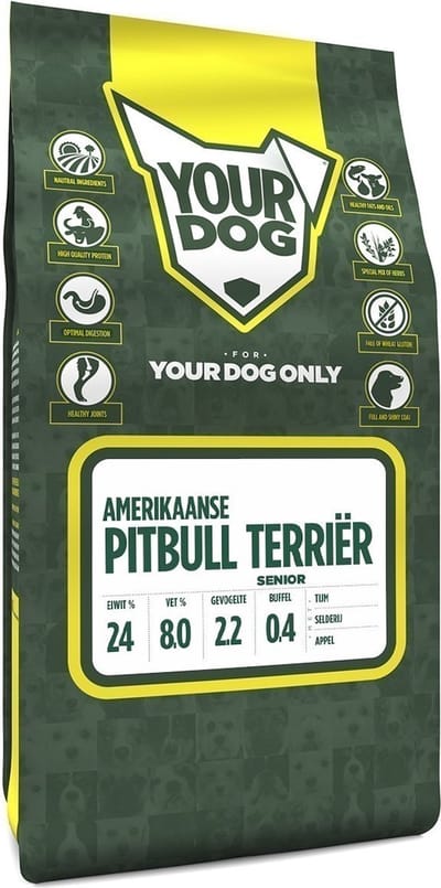 Yourdog Amerikaanse pitbull terriër Rasspecifiek Senior Hondenvoer 6kg | Hondenbrokken