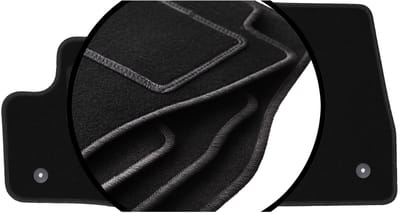 Complete set veloursmatten voor: Ford Transit Connect FL bestelbus (2017-)