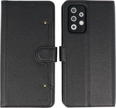Bestcases Book Case Telefoonhoesje - Kaarthouder Portemonnee Hoesje - Wallet Cases - Samsung Galaxy A72 / A72 5G - Zwart
