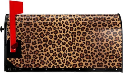 Brievenbushoes Luipaard - Decoratieve Cover - Brievenbus Versieren - Magnetisch en Waterdicht - Luipaard Patroon