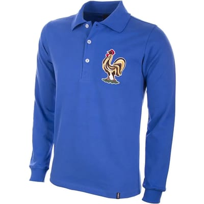 COPA Football - Frankrijk 1950's - Retro voetbalshirt - Heren - S - Blauw