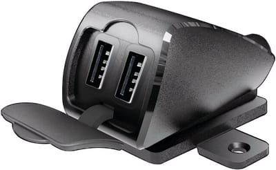 Lampa Dubbele Usb-Oplader - Schroeven of Dubbelzijdige - Tapebevestiging - 5400 mA - 12/24V - Regenbestendige