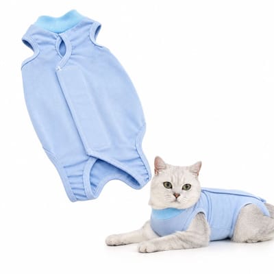 VHV - Kattenpakje - Chirurgisch Herstelpakje voor Katten - Anti-lik Rompertje voor Na Operatie en Dagelijks Comfort