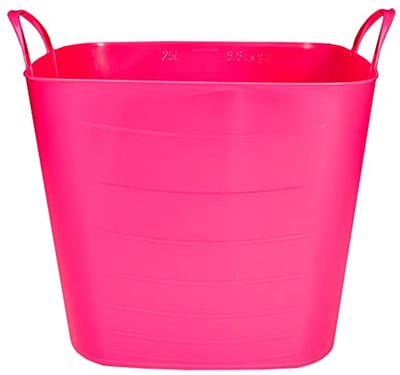 Roze kunststof mand 40L - Perfect voor wasgoed en meer