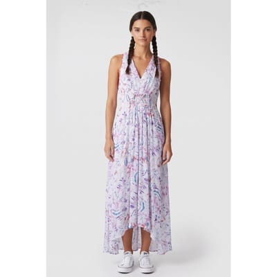 IRO Paris Laini Dress Light Pink Multico Größe: 38 | Maxikleider Outlet | Damen | Rosa