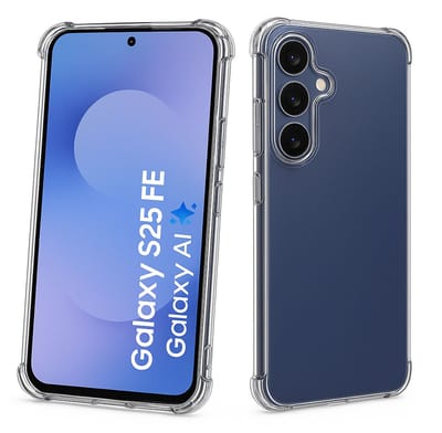 ChiGuard Hoesje Geschikt voor Samsung Galaxy S25 FE Hoesje - Shock Proof Case – Cover Transparant