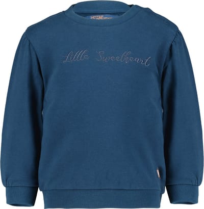 4PRESIDENT Sweater meisjes - Blue Wing Teal - Maat 74 - Meisjes trui