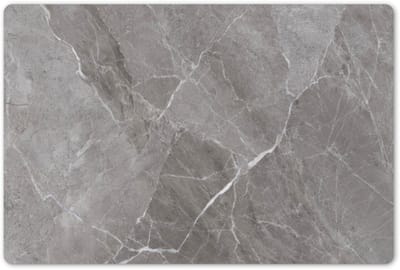Placemats 45x30 cm - Placemat kunststof - 1 stuk - Marmer - Grijs - Borden onderleggers - Decoratie voor op tafel - Keuken tafeldecoratie accessoires - Vinyl onderlegger - Tafelversiering