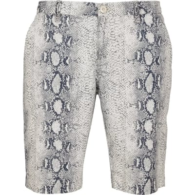 Urban Classics - AOP Stretch Korte broek - Taille, 30 inch - Wit