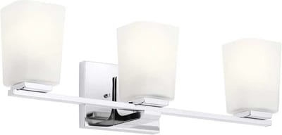 Kichler LED Wandlamp Roehm | 3W 3000K 300Lm 830 | IP44 | Dimbaar | Polished Chrome