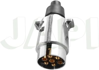 Stekker 7 polig Aluminium 12V