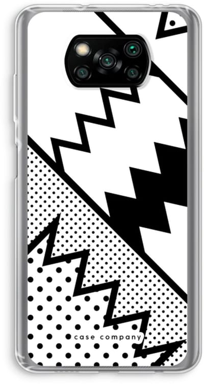 Case Company® - Hoesje geschikt voor Poco X3 Pro hoesje - Pop Art #5 - Soft Cover Telefoonhoesje - Bescherming aan alle Kanten en Schermrand