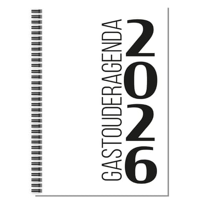 Gastouderagenda | Kinderopvang agenda A4 - met ruimte voor 20 kinderen