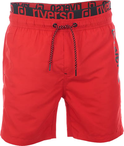 riverso Heren Short RIVBobby regular fit Rood S Volwassenen Zwembroek met Print