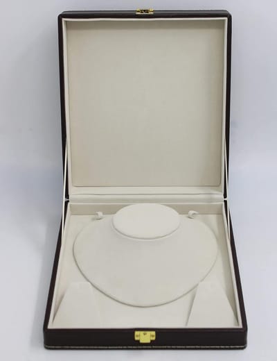 Sieraden Opberger - Doos Organizer - Juwelen Beschermen - Zachte Binnenvoering - 22 x 20 x 6 cm - Bruin