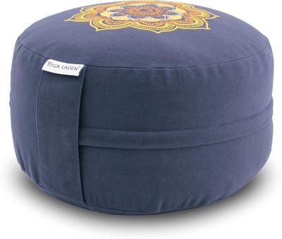 Rond Meditatiekussen 15cm met Bio Boekweitkaf - Comfortabel Zitkussen voor Yoga en Zazen
