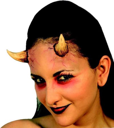 Partychimp Angstaanjagende Duivelshoorns voor bij Halloween Kostuum Volwassenen Duivel Hoorns Devil - Applicatie - One size - Latex
