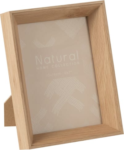 J-Line fotolijst - hout - naturel - 2 stuks
