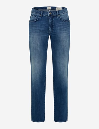 Brax Heren Jeans  Style CADIZ VINTAGE BLUE, denim blauw regular, maat 33/32
