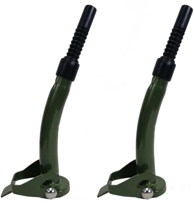 TRUTZHOLM - 2x Gietstuk - olijfgroen - Vulopening voor metalen jerrycans - Benzinejerrycans - Jerrycans