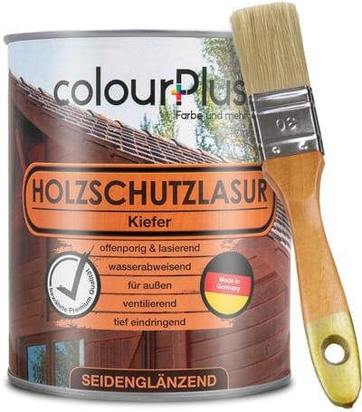 ColourPlus Houtbeits - Weerbestendige Houtolie - Met UV bescherming - Grenen - 750 ml