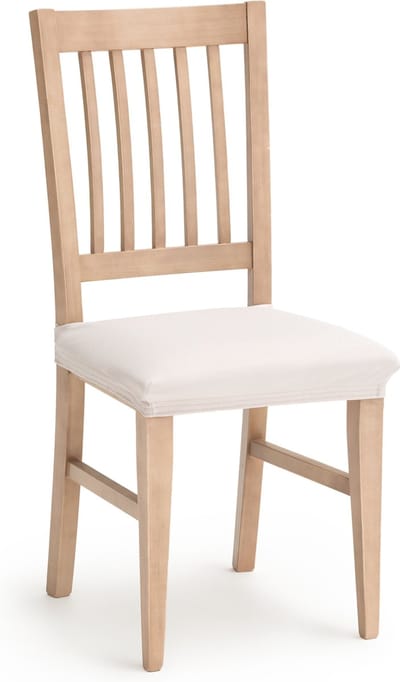 Belmarti® Stoelhoes Anza (geleverd per 2 stuks) voor eetkamerstoelen 40cm tot 50cm breed - Ivoor