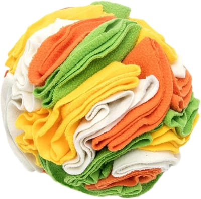 Snuffelmat Honden - Voedsel Puzzel - Mentale Stimulatie - Veilig Polar Fleece - 21 x 17 x 13 cm