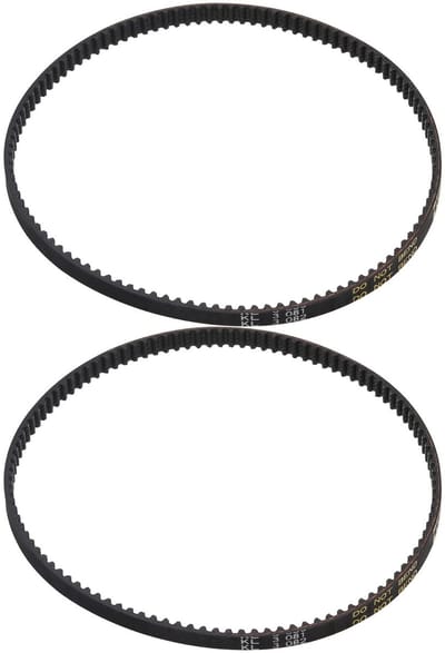 Dailygoods- Riemschuurmachine Aandrijfriem 6 mm Breedte - Rubber - Gesloten Lus - 330 mm Omtrek - 110 Tanden - Compatibel met Makita 9404 9903 9920