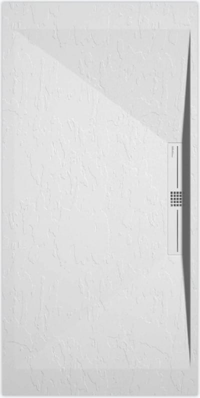 Sanifun douchebak Stone Side White Slate 1200 x 700 P
