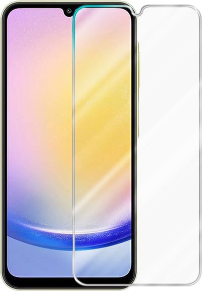 Cadorabo Screenprotector geschikt voor Samsung A25 - Pantser film Beschermende film in KRISTALHELDER Geharde (Tempered) display beschermglas in 9H hardheid met 3D Touch