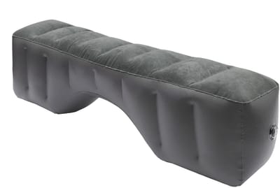 Dailygoods- Slaapmat Auto Matras - Luchtbed Achterbank - Ademend PVC - Golfstreepontwerp - Comfortabel Bed - 123x24x33cm