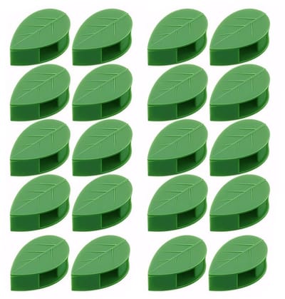 Plantenclips Zelfklevend – 50 Stuks Set Kunststof Plantenhouders voor Klimplanten, Kabels en Wandbevestiging – Groen, Stevig & Eenvoudig in Gebruik