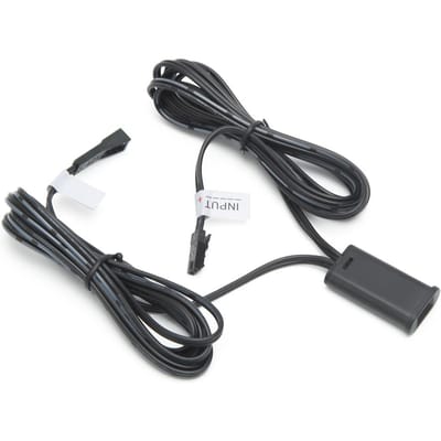 Interrupteur à induction de mouvement infrarouge LED Allumage/Extinction automatique pour penderies, placards DC5‑24V black
