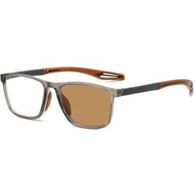 Ultralicht TR90 Fotochrome Leesbril Unisex Heren Presbyopie Bril Vintage Buiten Sport Zonnebril met Sterkte 0~+4.0 4