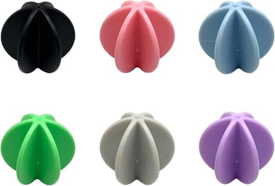 Set van 6 schudbolletjes, schudbolletjes voor proteïnepoeder, plastic bolletjes, vervangende bolletjes voor schudbekers, gekleurde mengbolletjes, geschikt voor schudbekers voor proteïnepoeder (diameter: 3,8 cm)