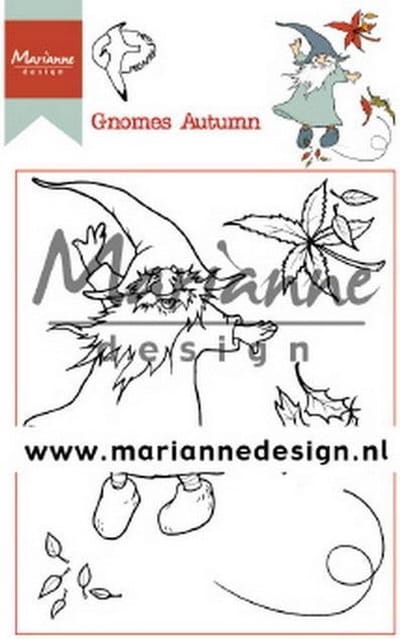 Marianne Design Clear stamps - Hetty's Kabouters herfst