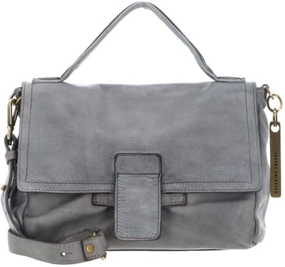 CATERINA LUCCHI Leren schoudertas Parma Maria Shoulder Bag Grigio Chiaro grijs
