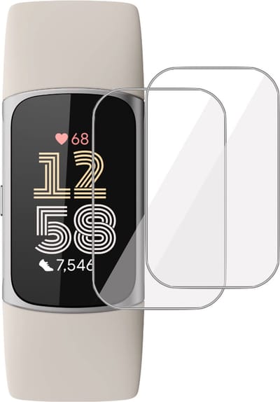 2x Screenprotector geschikt voor Fitbit Charge 6 - Folie Screen Protector geschikt voor Fitbit Charge 6