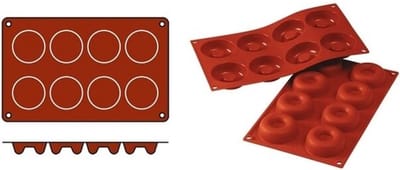 Bakmat Savarin-Medium (Cap.08St.) - SiliconFlex 070059 - Horeca & Professioneel