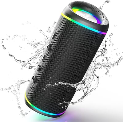 Krachtige Bluetooth Luidspreker met RGB-Licht - 30W Draagbare Muziekbox, IPX5 Waterdicht voor Feesten en Buitenactiviteiten