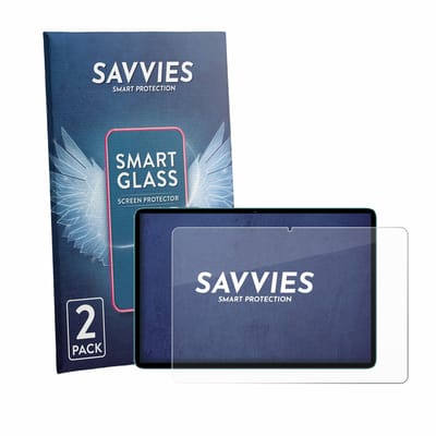 2 Stuks Savvies Screenprotector - geschikt voor Teclast P33 - beschermfolie glas transparant