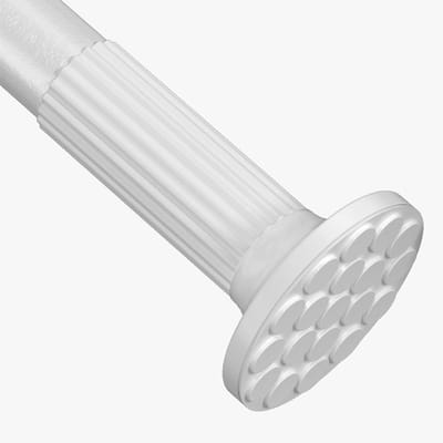 Verstelbare Stang - Telescopische Paal - Ruimte Indelen - Zonder Boren - 92-430 cm - Wit
