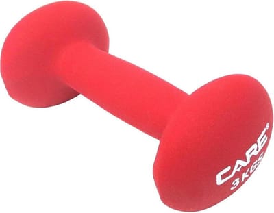 Care Fitness - Dumbbell - Gewicht 3kg Rood - Neopreen